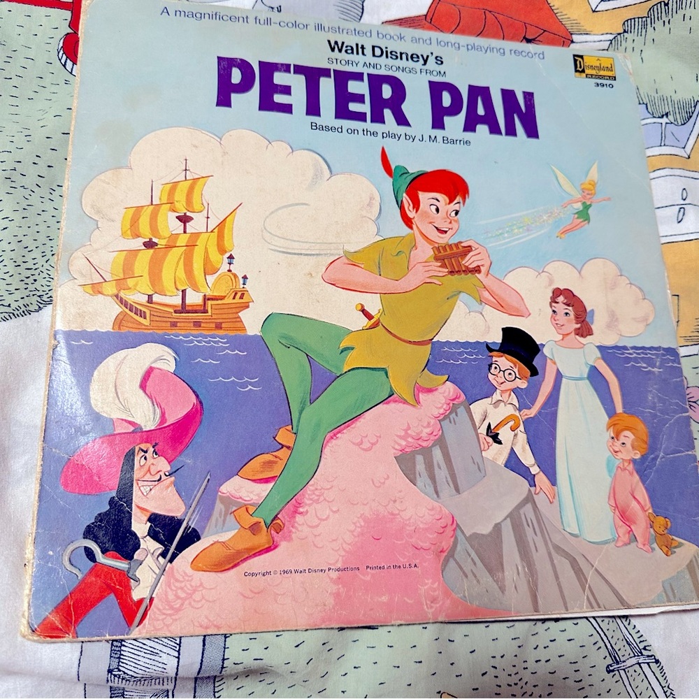 Disney’s Peter Pan vintage vinyl record! Bundle to save